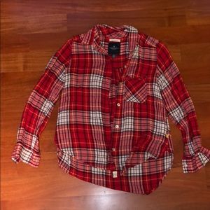 American Eagle red flannel